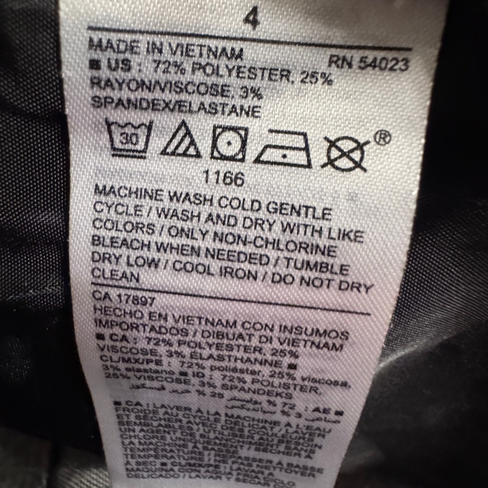 Old Navy Gray Patterned Pants with Cord Detail - Picture 5 of 8